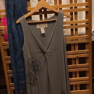 Gray bamboo/modal dress